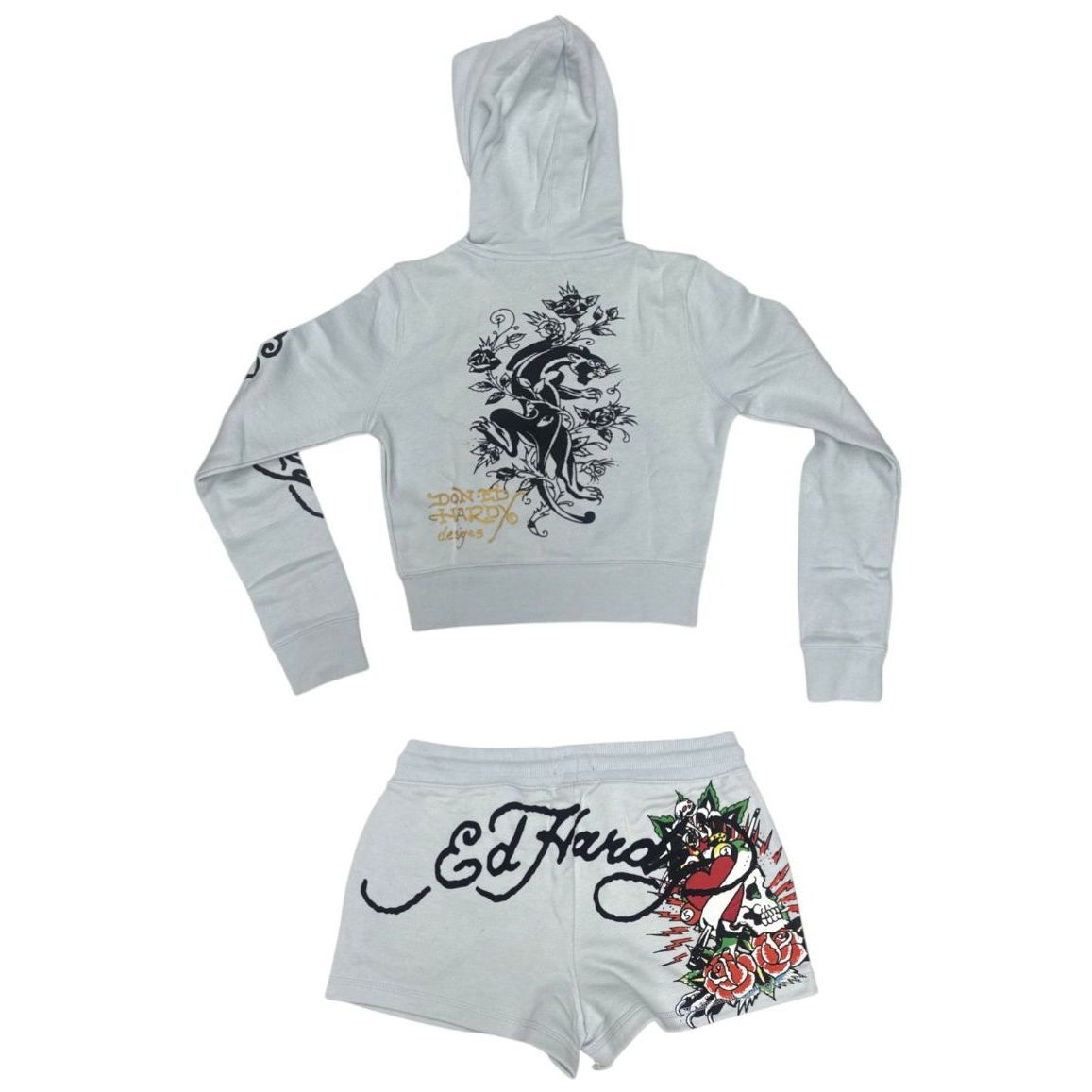 Ed Hardy heart roses fleece set by ED HARDY