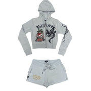 Ed Hardy heart roses fleece set by ED HARDY
