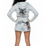 Ed Hardy heart roses fleece set by ED HARDY