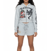 Ed Hardy heart roses fleece set by ED HARDY