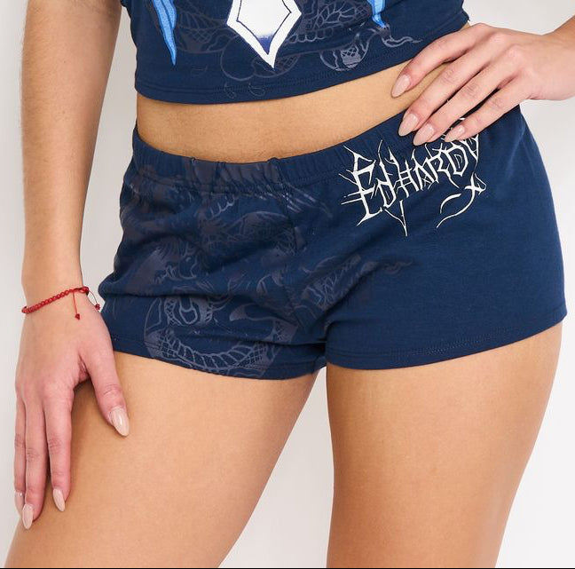 Ed Hardy cross wings biker booty short by ED HARDY