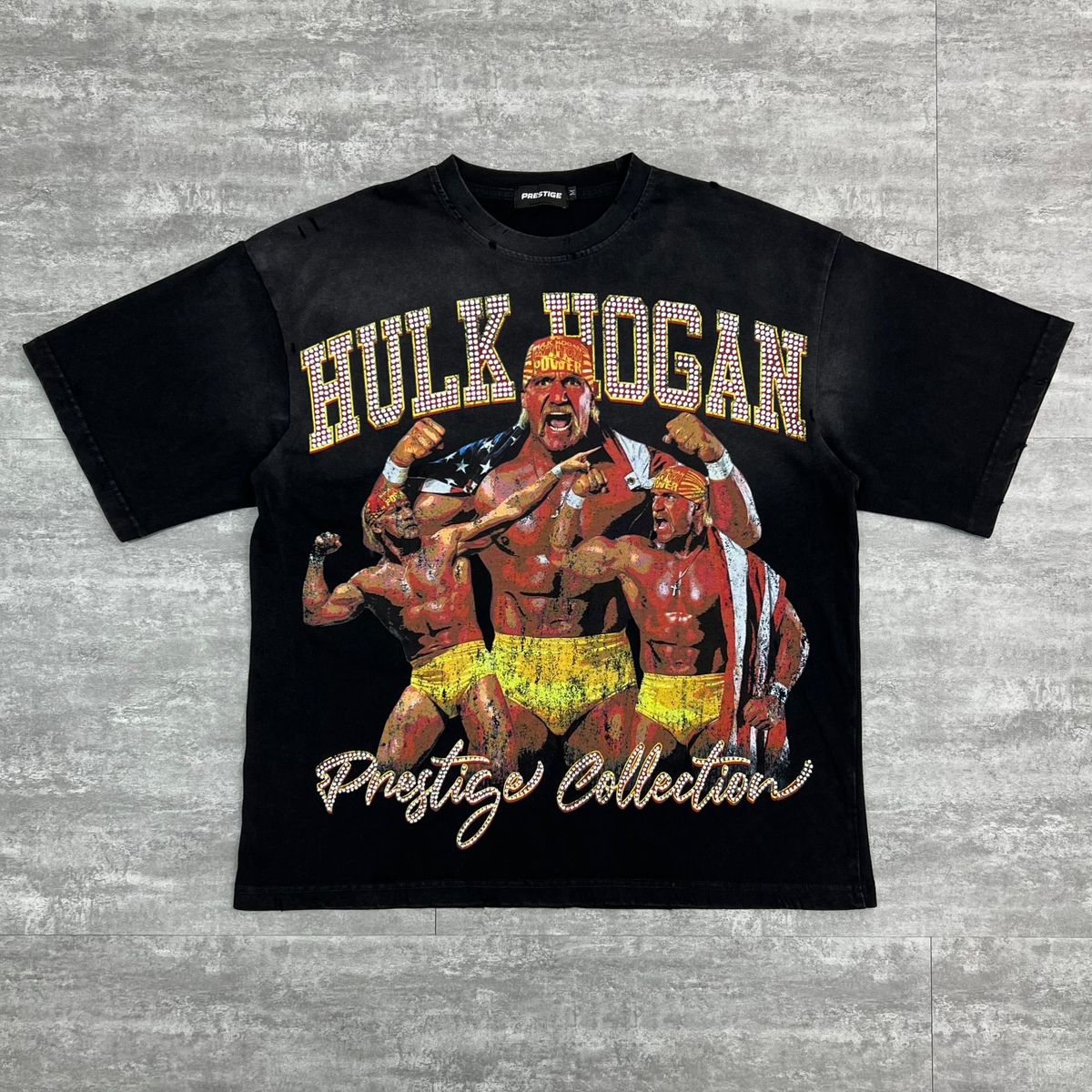 Prestige Hulk Hogan rhinestone t-shirt - T - SHIRT - Cityswagusa.com
