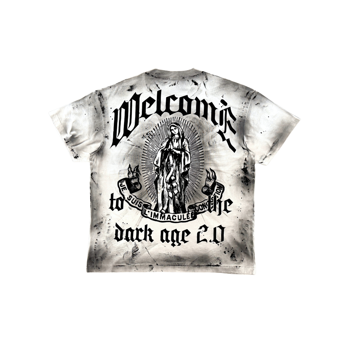 Rare Peace cut and sew detail t-shirt by RARE PEACE