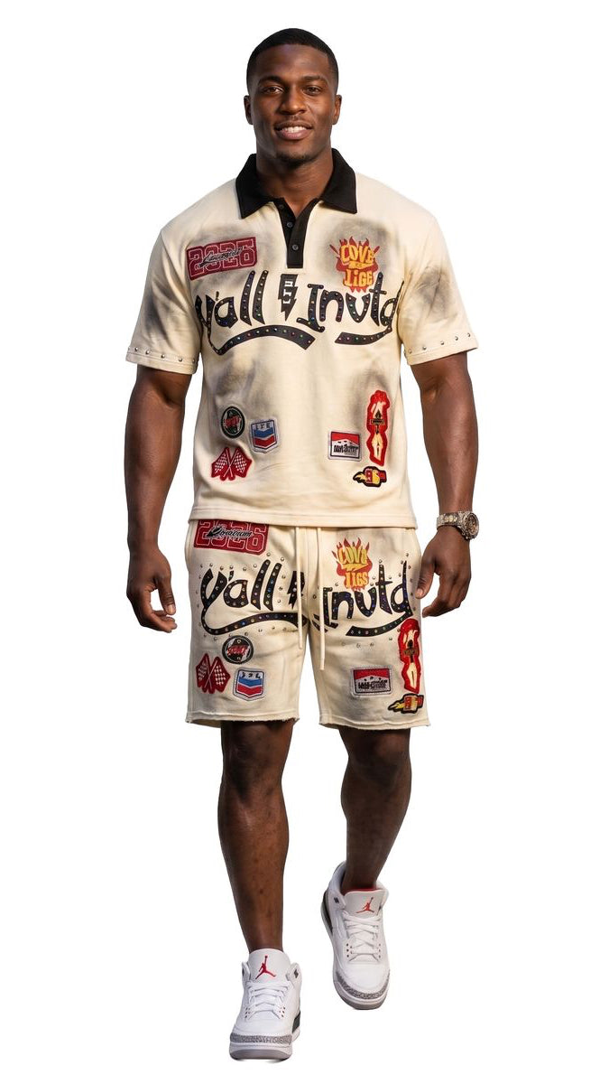 Love to Kleep LTK puff print shorts set by KLEEP