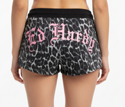 Ed Hardy lks pink skull fleece short by ED HARDY