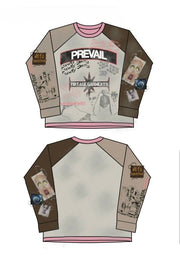 Legends prevail color block long sleeve t-shirt - T-SHIRT L/S - Cityswagusa.com