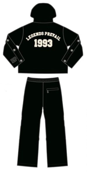 Legends Prevail shield swishy sweat suit by TODAYS TRENDS