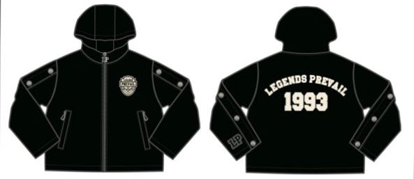 Legends Prevail shield swishy sweat suit by TODAYS TRENDS