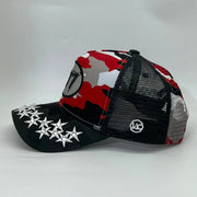 Hudson V1 camo diamond 777 trucker hat by HUDSON NYC