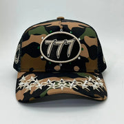 Hudson V1 camo diamond 777 trucker hat by HUDSON NYC
