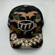 Hudson V1 camo diamond 777 trucker hat - HATS - Cityswagusa.com