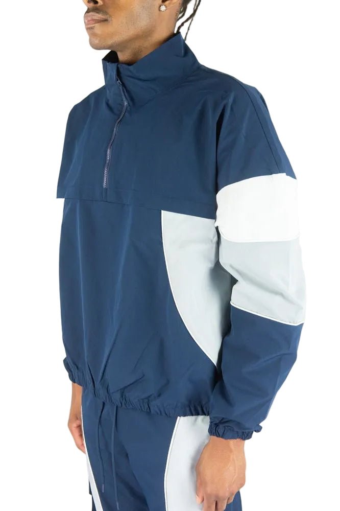 Rebel minds ripstop nylon colorblock set - TRACK SUITS - Cityswagusa.com
