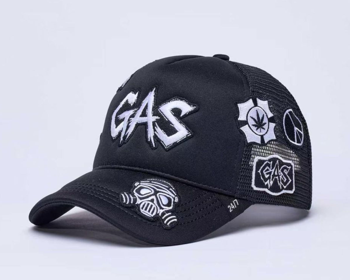 Gas services 24/7 snapback trucker hat by GAS SERVICE