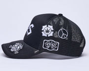 Gas services 24/7 snapback trucker hat by GAS SERVICE