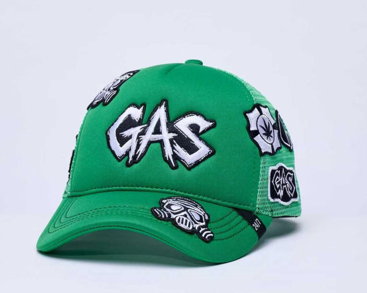 Gas services 24/7 snapback trucker hat by GAS SERVICE