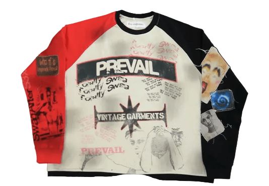 Legends prevail color block long sleeve t-shirt by LEGENDS PREVAIL