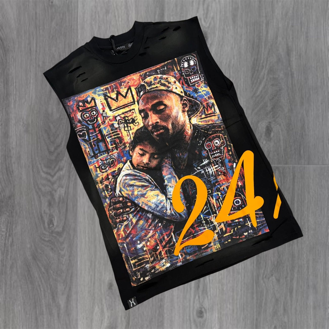 Hudson nyc cutoff sleeves Kobe t-shirt - T-SHIRT - Cityswagusa.com
