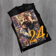 Hudson nyc cutoff sleeves Kobe t-shirt - T-SHIRT - Cityswagusa.com