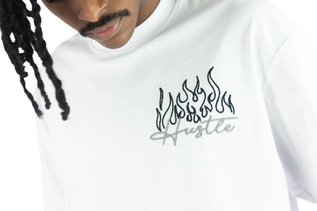 Rebel Minds hustle puff print t-shirt by REBEL MINDS