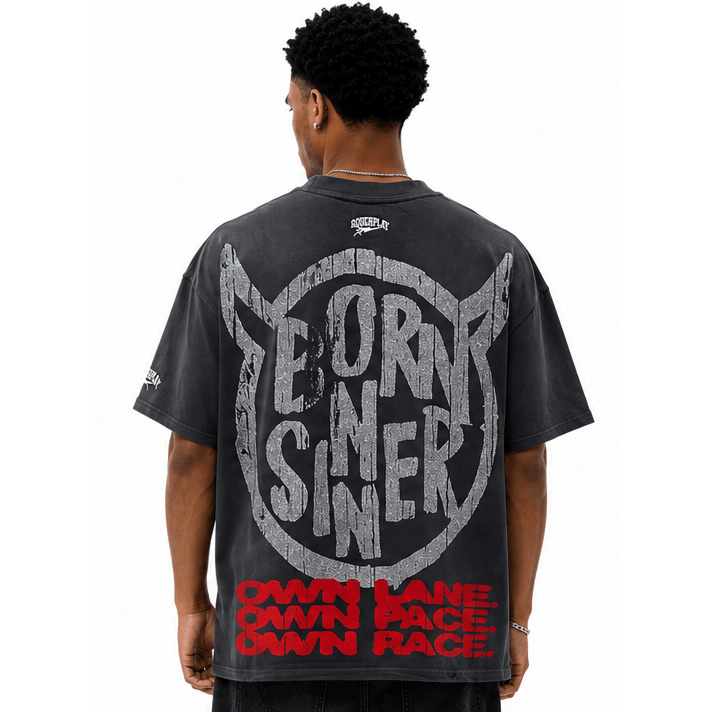 Rough play born sinner t-shirt - T-SHIRT - Cityswagusa.com