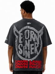 Rough play born sinner t-shirt by ROUGH PLAY