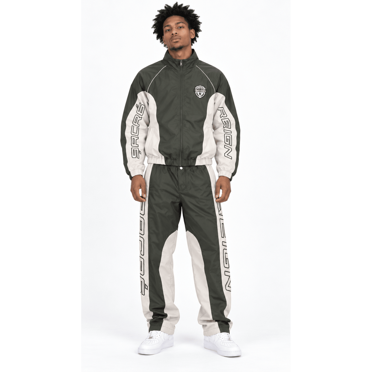 Sacre reign multi panel nylon trackpant, - TRACK PANT - Cityswagusa.com