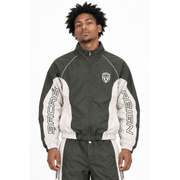 Sacre reign multi panel nylon jacket, - JACKET - Cityswagusa.com