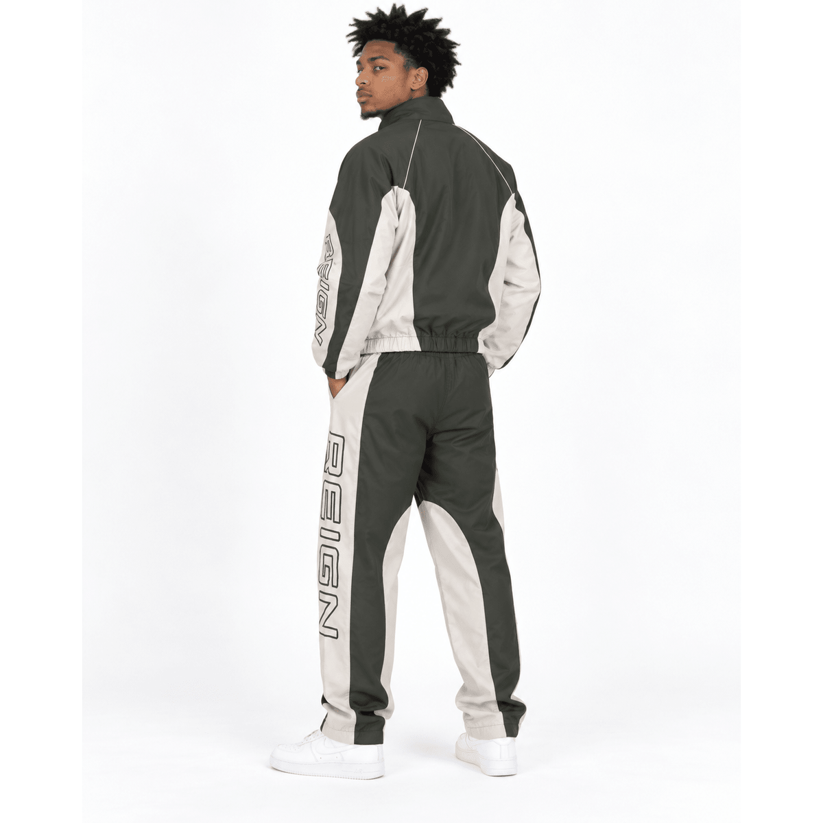 Sacre reign multi panel nylon trackpant, - TRACK PANT - Cityswagusa.com
