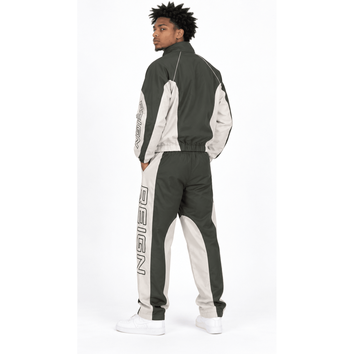 Sacre reign multi panel nylon jacket, - JACKET - Cityswagusa.com