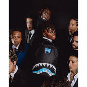 Sprayground shark central passport blue bookbag by SPRAYGROUND