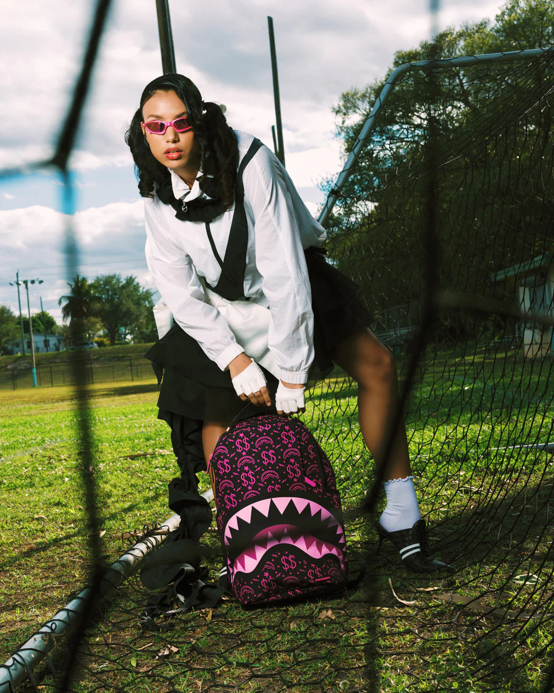 Sprayground money maker shark paper backpack by SPRAYGROUND