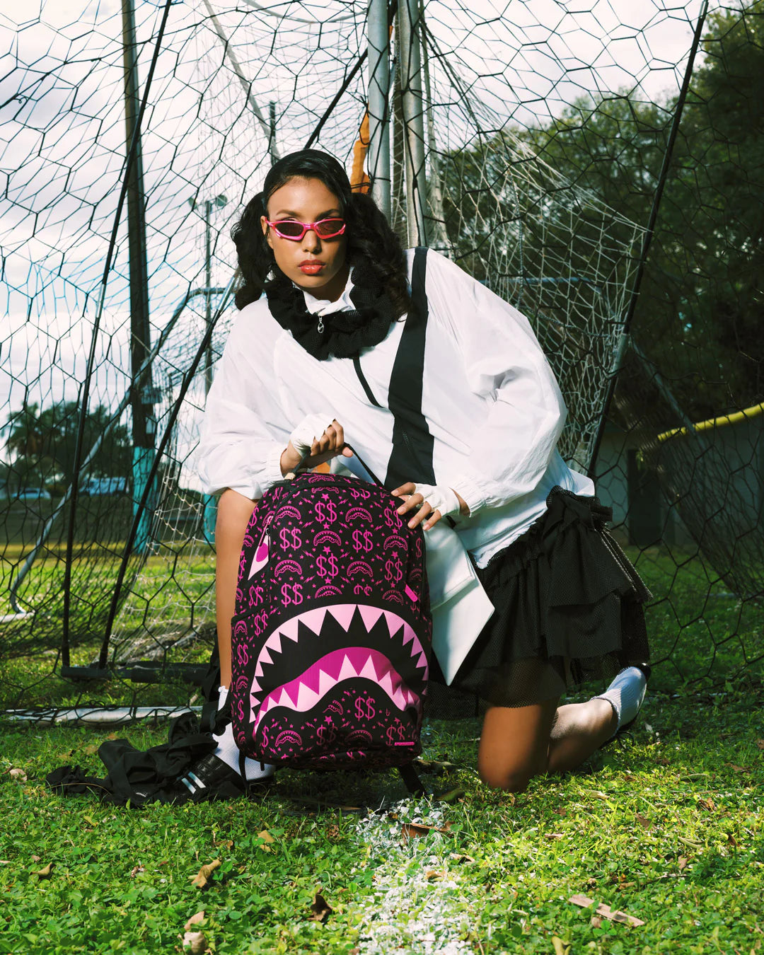 Sprayground money maker shark paper backpack by SPRAYGROUND