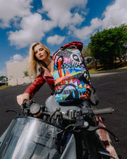 Sprayground mood mode 6 removable velcro eyes backpack by SPRAYGROUND