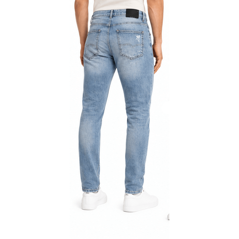 M.society slim straight fit rip and repair denim. - DENIM - Cityswagusa.com