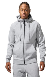 Jordan craig basic zip up fleece hoodie by JORDAN CRAIG