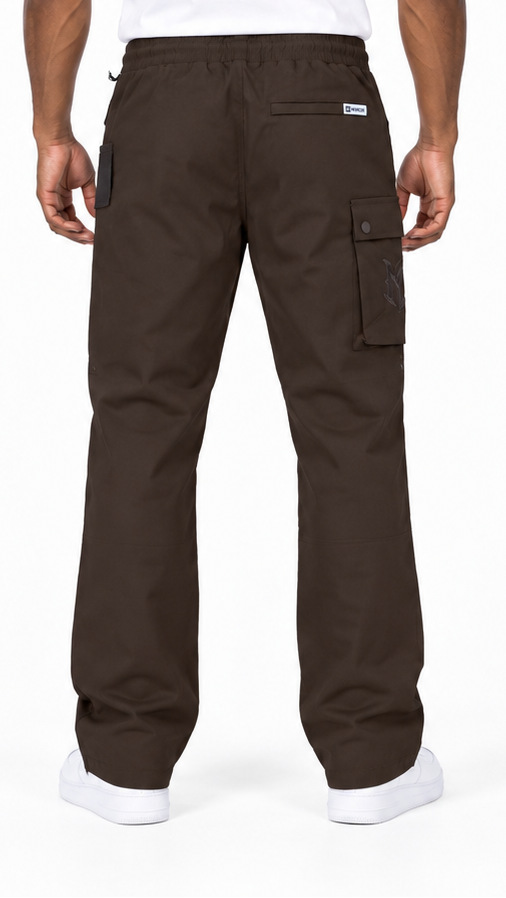 Makobi adorni stacked nylon pant by MAKOBI