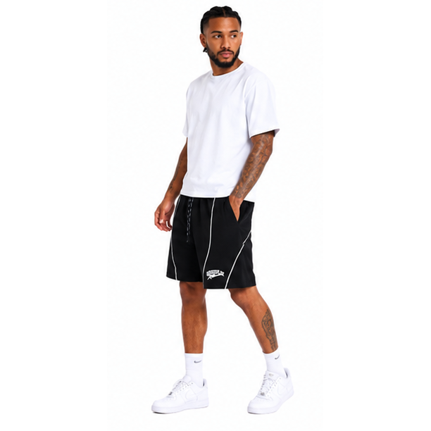 Rough play logo nylon shorts - Streetwear to athletic activities by ROUGH PLAY
