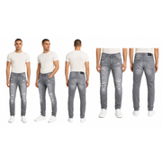 M.society slim straight fit rip and repair denim by M.SOCIETY
