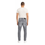 M.society slim straight fit rip and repair denim by M.SOCIETY