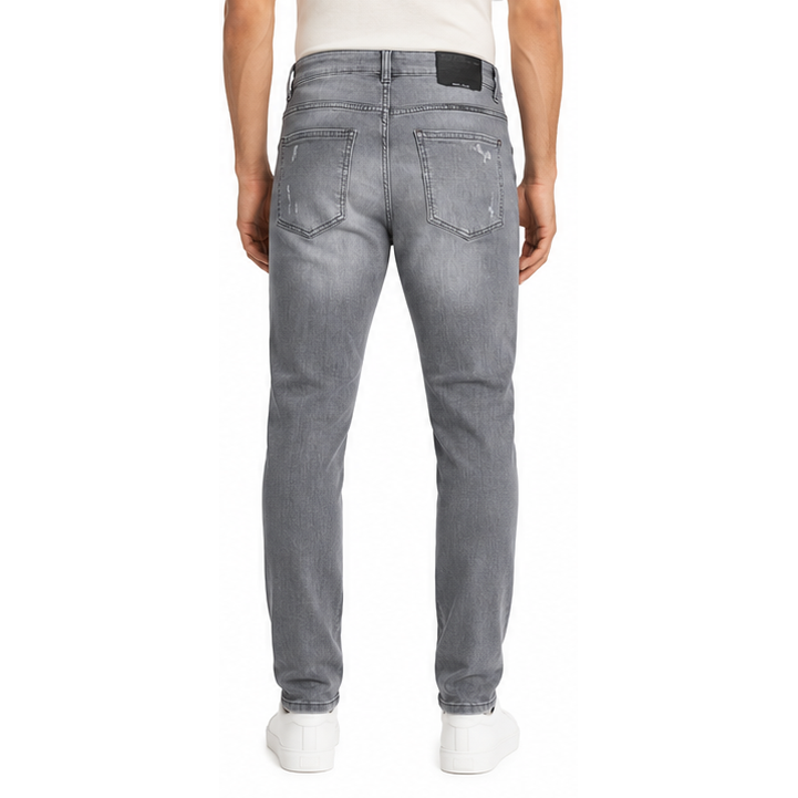 M.society slim straight fit rip and repair denim by M.SOCIETY