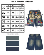 Vale Forever 1980s patched Jorts - SHORTS - Cityswagusa.com