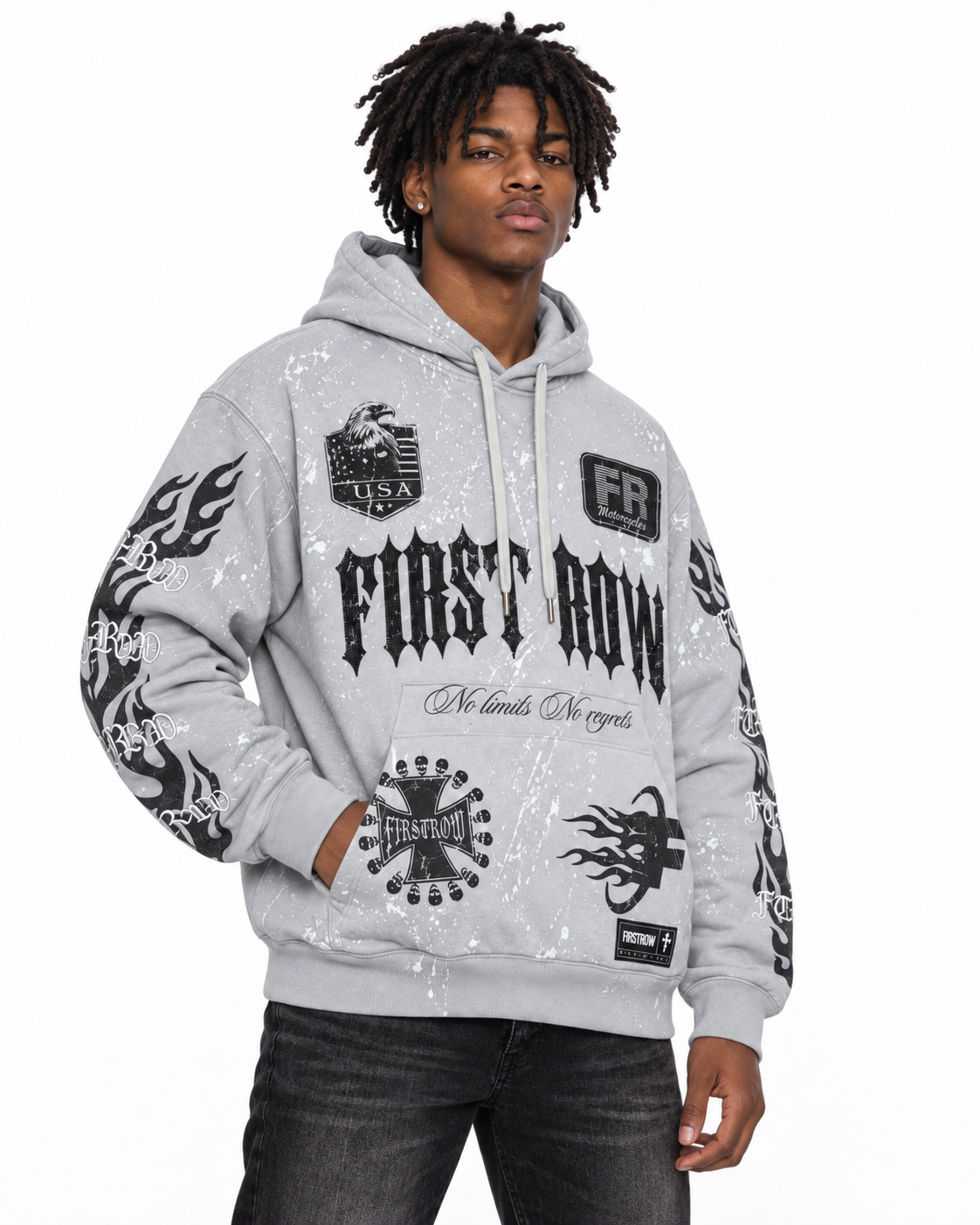 First row no limits no regrets hoodie by FIRST ROW