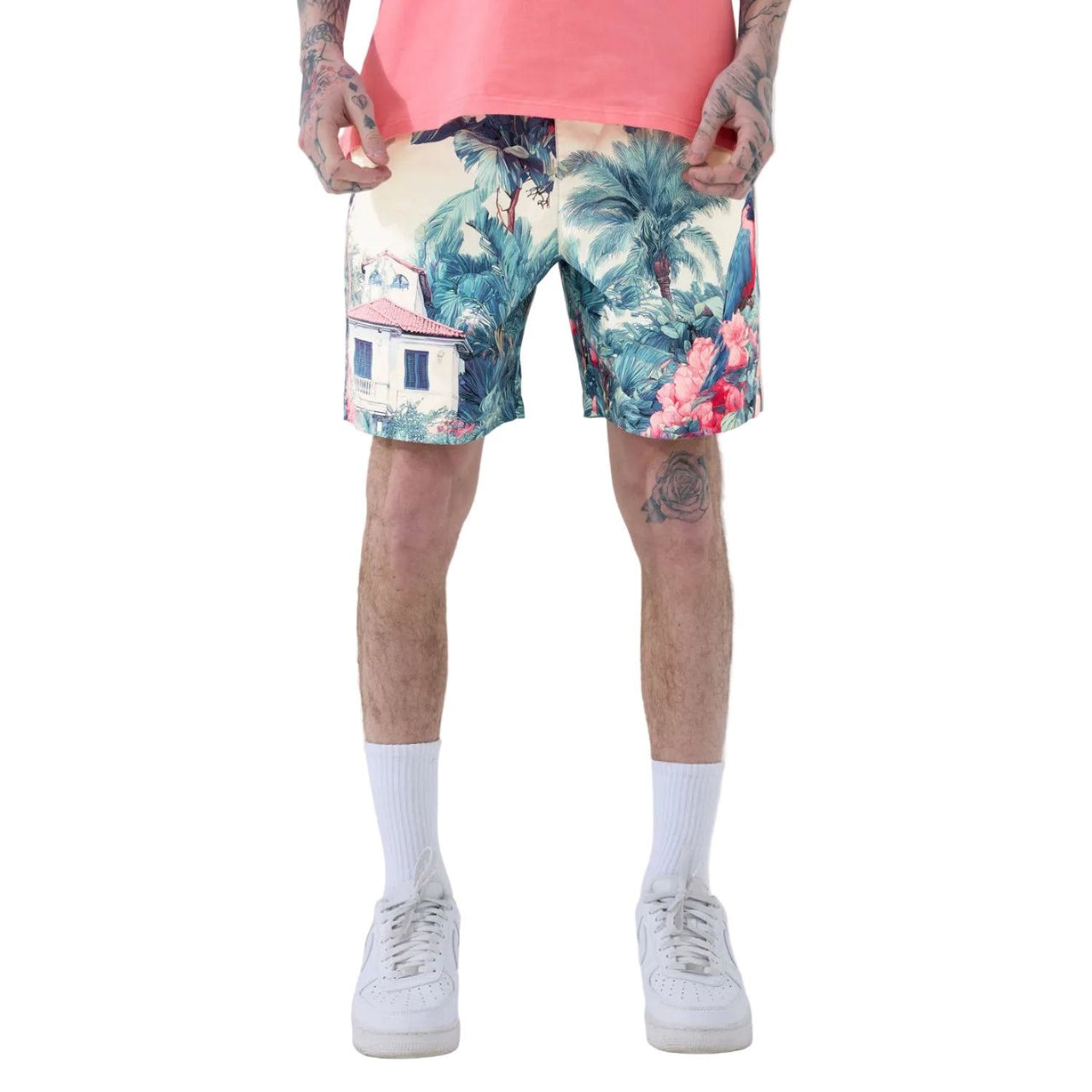 Jordan Craig palm beach floral beach shorts - SHORTS - Cityswagusa.com