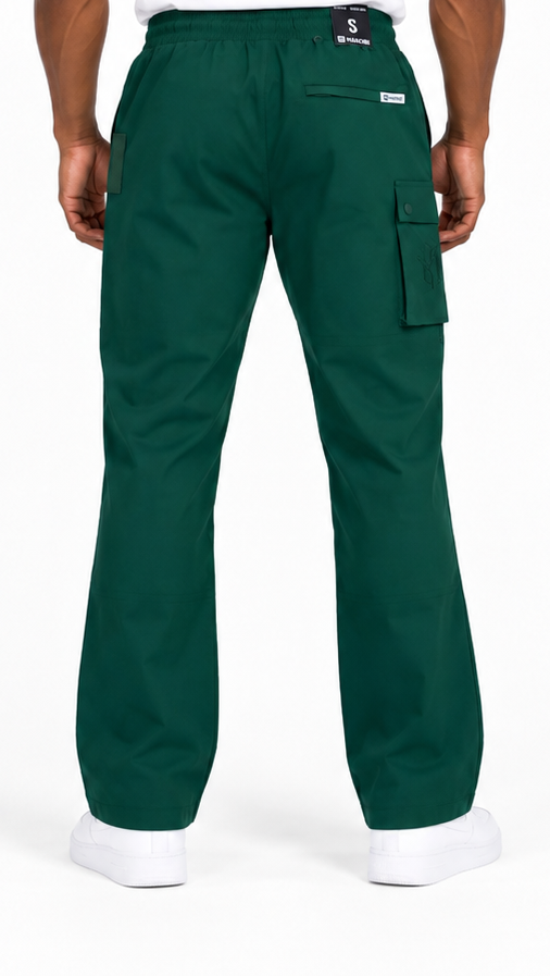 Makobi adorni stacked nylon pant by MAKOBI