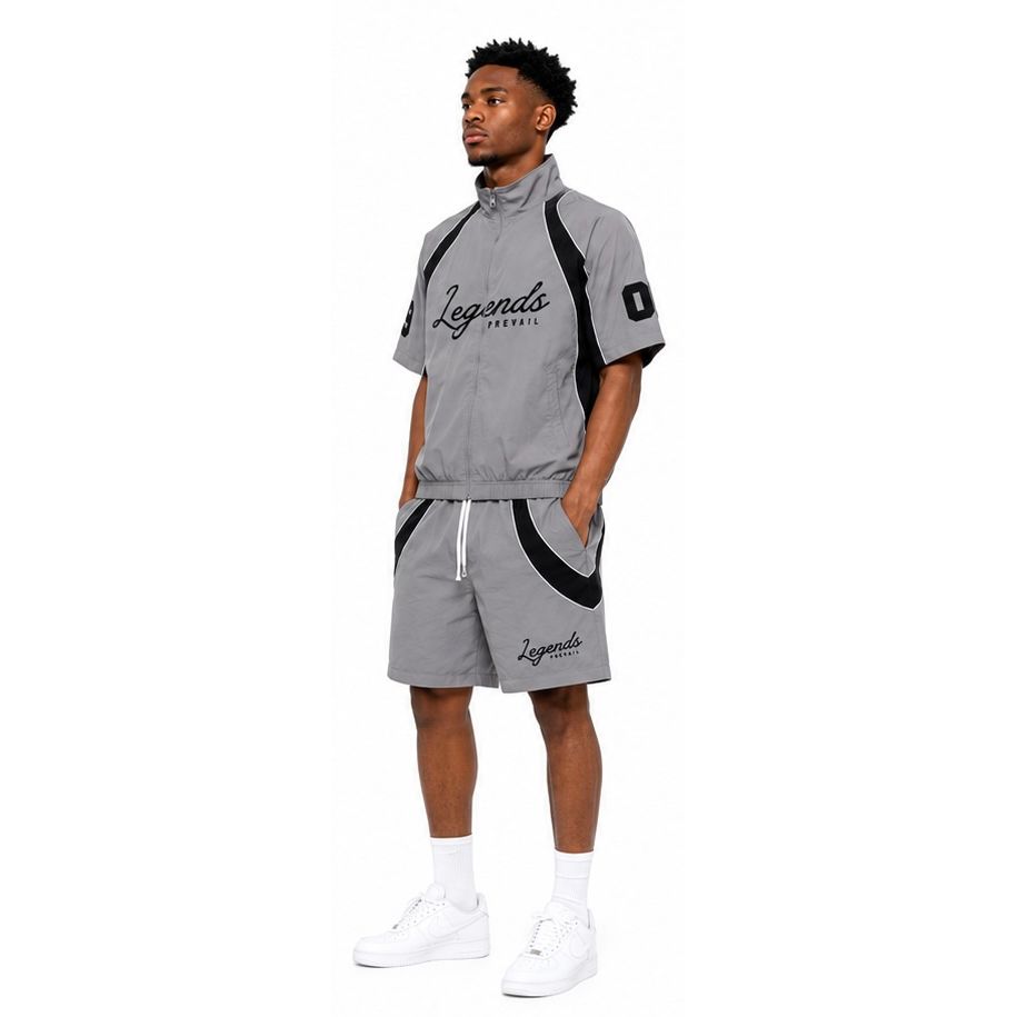 Legends prevail crinkle short set by LEGENDS PREVAIL