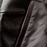 Pelle Pelle shoulder crest rhinestone leather jacket by PELLE PELLE