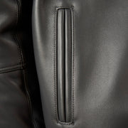 Pelle Pelle shoulder crest rhinestone leather jacket by PELLE PELLE