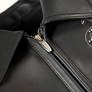 Pelle Pelle shoulder crest rhinestone leather jacket by PELLE PELLE