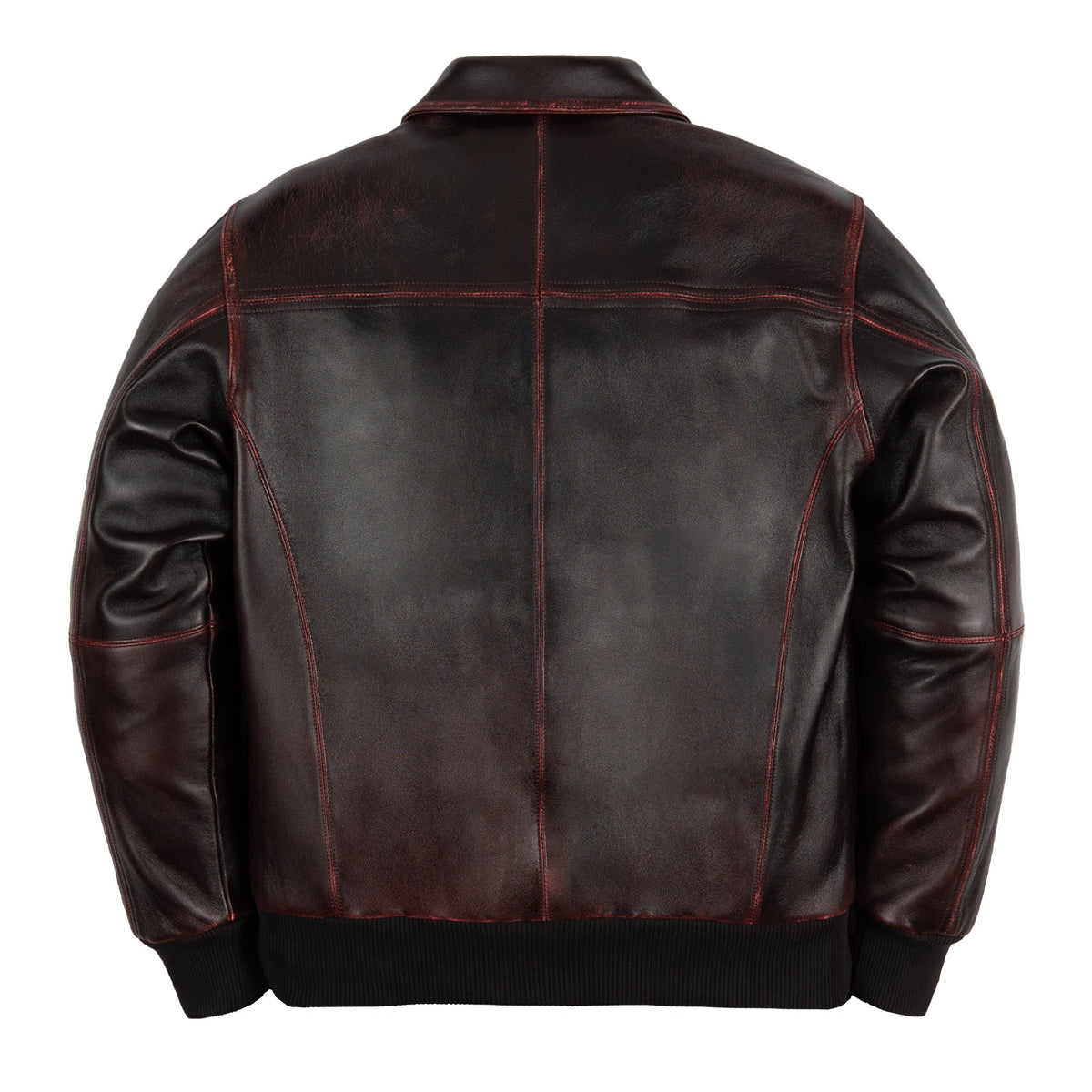 Pelle Pelle basic corded leather jacket by PELLE PELLE