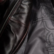 Pelle Pelle basic corded leather jacket by PELLE PELLE